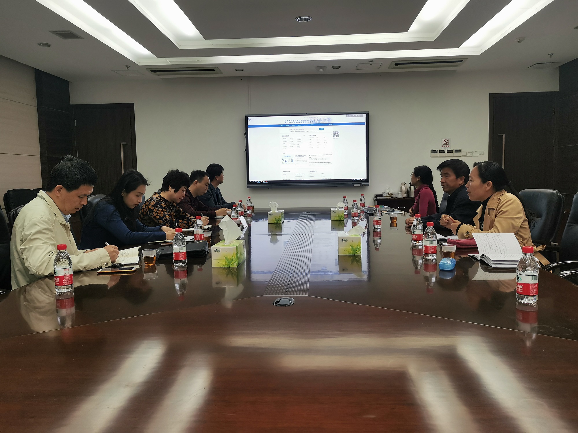 漳州市科技局调研厦门市科学仪器设备资源协作共享平台